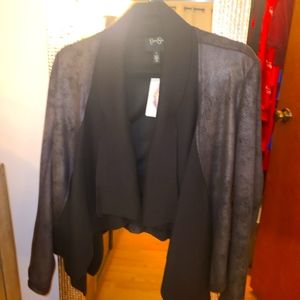 Jessica Simpson Gray Black Blazer Jacket